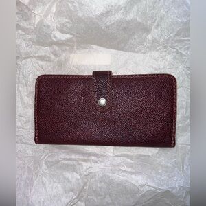 Portland Leather Burgundy Wallet